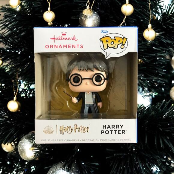 3/$20 Hallmark x Harry Potter x Funko Pop New In Box Christmas Tree Ornament - Picture 1 of 5